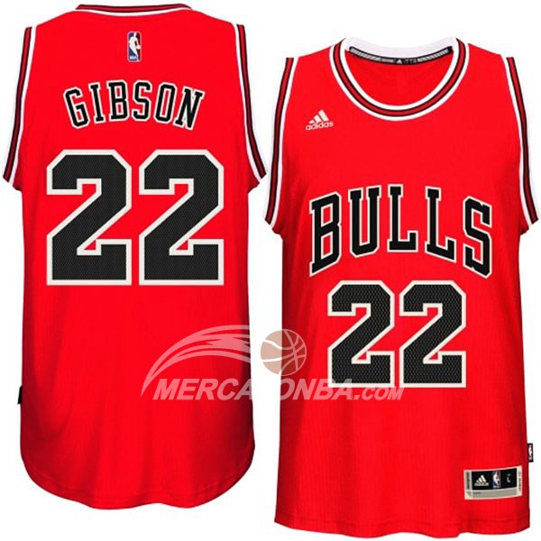 Maglia NBA Gibson Chicago Bulls Rojo